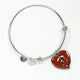 Adair Clan Tartan Bangle Heart - kittentee