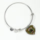 Baxter Modern Scottish Clan Tartan Bangle Heart - kittentee