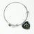 Baillie Hunting Scottish Clan Tartan Bangle Heart - kittentee