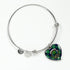 Abercrombie Tartan Plaid Bangle Heart