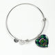 Abercrombie Tartan Plaid Bangle Heart - kittentee