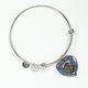 Boswell Scottish Clan Tartan Bangle Heart