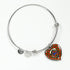 Bruce Scottish Clan Tartan Bangle Heart