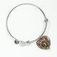 Buchanan Ancient Scottish Clan Tartan Bangle Heart