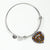 Balfour Modern Scottish Clan Tartan Bangle Heart - kittentee