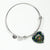 Baillie Scottish Clan Tartan Bangle Heart - kittentee