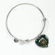 Baillie Scottish Clan Tartan Bangle Heart - kittentee