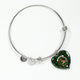 Beveridge Scottish Clan Tartan Bangle Heart - kittentee