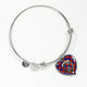 Anstruther Scottish Clan Tartan Bangle Heart - kittentee