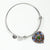 Anderson Modern Scottish Clan Tartan Bangle Heart - kittentee