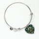 Blackadder Scottish Clan Tartan Bangle Heart - kittentee