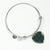 Allison Scottish Clan Tartan Bangle Heart - kittentee
