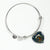 Baird Scottish Clan Tartan Bangle Heart - kittentee