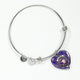Allardice Scottish Clan Tartan Bangle Heart - kittentee