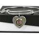 Blyth Blade Scottish Clan Tartan Bangle Heart