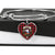Belshes Scottish Clan Tartan Bangle Heart - kittentee