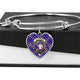 Allardice Scottish Clan Tartan Bangle Heart - kittentee