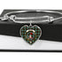 Brodie Scottish Clan Tartan Bangle Heart