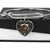 Blackwatch Brown Scottish Clan Tartan Bangle Heart - kittentee