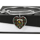 Buchan Ancient Scottish Clan Tartan Bangle Heart