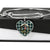 Blackwatch Blue Modern Scottish Clan Tartan Bangle Heart - kittentee