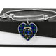 Arbuthnot Scottish Clan Tartan Bangle Heart - kittentee