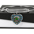 Anderson Scottish Clan Tartan Bangle Heart