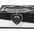 Baird Scottish Clan Tartan Bangle Heart