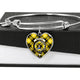 Barclay Dress Scottish Clan Tartan Bangle Heart - kittentee