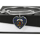 Baird Modern Scottish Clan Tartan Bangle Heart - kittentee