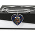 Agnew Modern Clan Tartan Bangle Heart