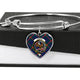 Agnew Modern Clan Tartan Bangle Heart - kittentee