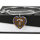 Balfour Modern Scottish Clan Tartan Bangle Heart - kittentee