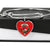 Burnett Modern Scottish Clan Tartan Bangle Heart