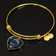 Arbuthnot Scottish Clan Tartan Bangle Heart - kittentee