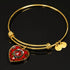 Brodie Modern Scottish Clan Tartan Bangle Heart