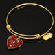 Brodie Modern Scottish Clan Tartan Bangle Heart