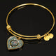 Balfour Scottish Clan Tartan Bangle Heart - kittentee