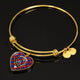Anstruther Scottish Clan Tartan Bangle Heart - kittentee