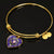 Allardice Scottish Clan Tartan Bangle Heart - kittentee