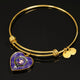 Allardice Scottish Clan Tartan Bangle Heart - kittentee