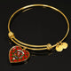 Adair Tartan Plaid Bangle Heart - kittentee
