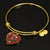 Butter Scottish Clan Tartan Bangle Heart
