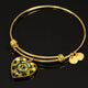 Barclay Dress Scottish Clan Tartan Bangle Heart - kittentee