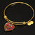 Binning Scottish Clan Tartan Bangle Heart - kittentee