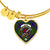 Adam Scottish Clan Tartan Bangle Heart - kittentee