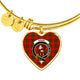 Adair Clan Tartan Bangle Heart - kittentee