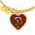 Adair Tartan Plaid Bangle Heart - kittentee