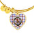 Boswell Modern Scottish Clan Tartan Bangle Heart