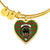Baxter Modern Scottish Clan Tartan Bangle Heart - kittentee
